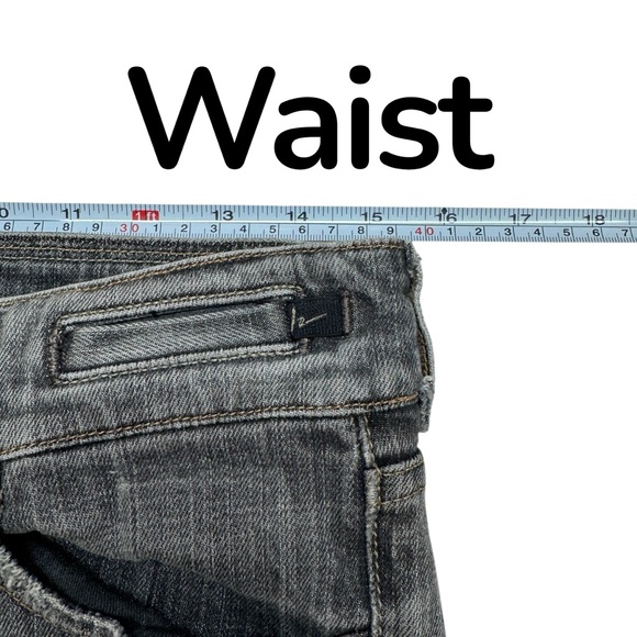 Citizens Of Humanity Double fly pant crops jeans raw hem traveler #072 stretch - Picture 11 of 16